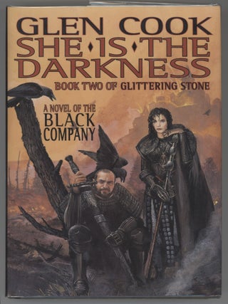 Item #000017234 She Is the Darkness; Book Two of Glittering Stone. Glen Cook
