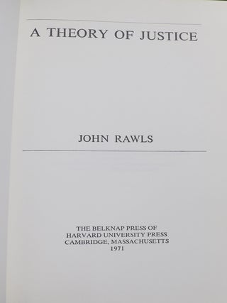 A Theory of Justice