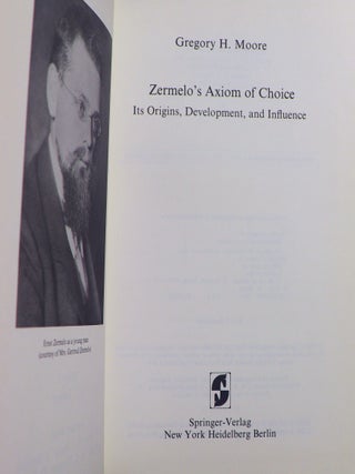 Zermelo's Axiom of Choice; Its Origins, Development, and Influence