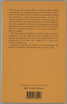 Vox Graeca; The Pronunciation of Classical Greek