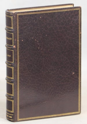 Item #000017357 Democracy: An American Novel. Henry Adams