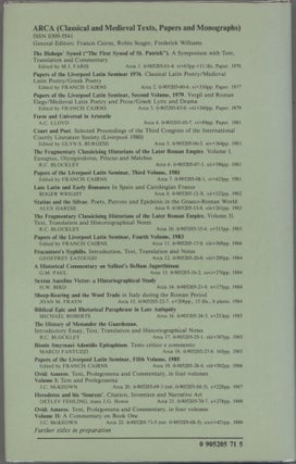 Ovid: Amores; Text, Prolegomena and Commentary in Four Volumes; Volume I: Text and Prolegomena; Volume II: A Commentary on Book One