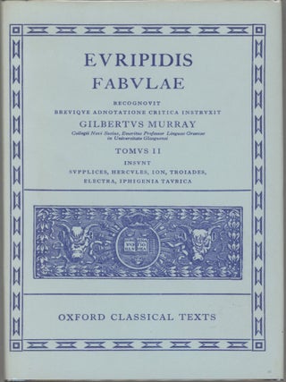 Evripidis: Fabvlae [Euripides: Fables]; Volume I; Volume II; Volume III