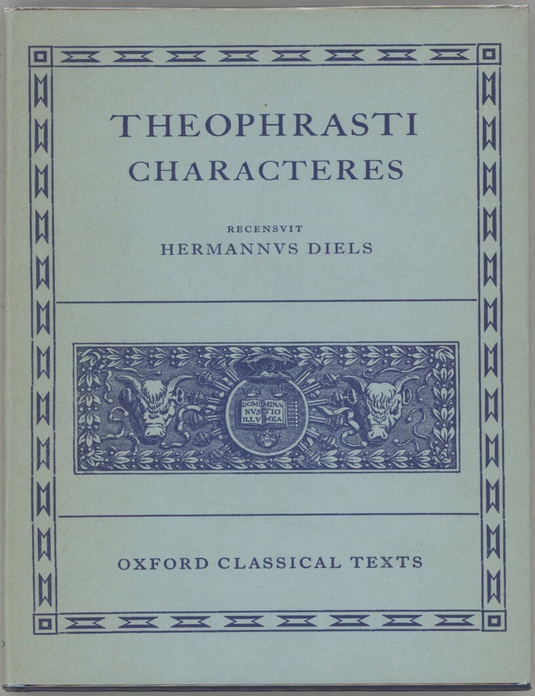 Item #000017467 Theophrasti: Characteres. Theophrastus.