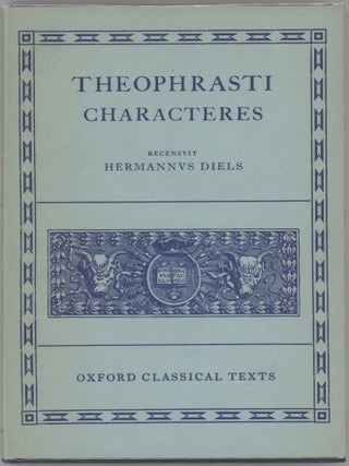 Item #000017467 Theophrasti: Characteres. Theophrastus