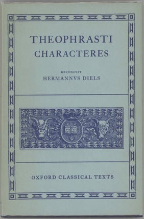 Item #000017467 Theophrasti: Characteres. Theophrastus