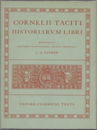 Item #000017468 Cornelii Taciti: Historiarvm Libri. Cornelius Tacitus