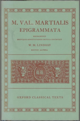 Item #000017469 M. Val. Martialis: Epigrammata. Martial