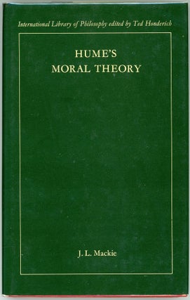 Item #000017474 Hume's Moral Theory. J. L Mackie