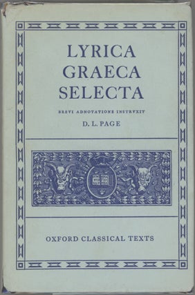 Item #000017492 Lyrica Graeca Selecta