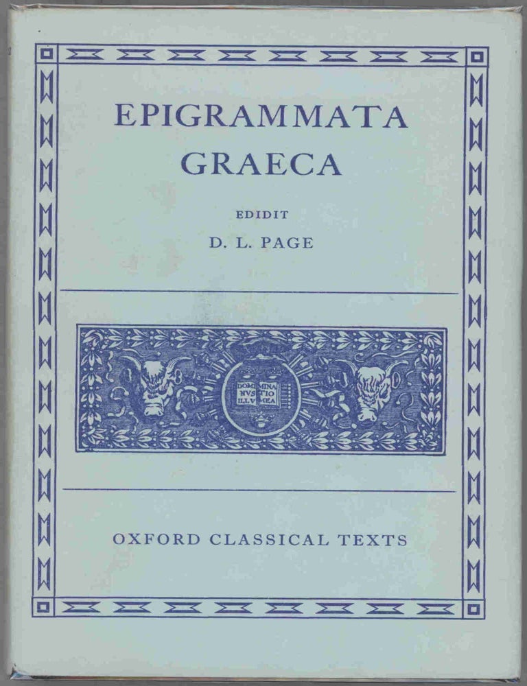Item #000017493 Epigrammata Graeca.