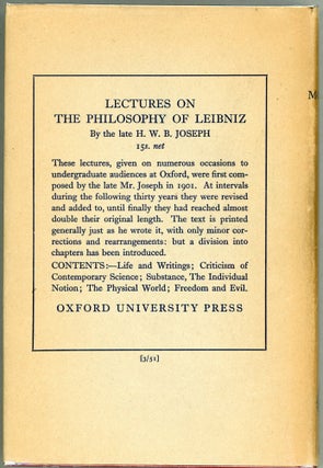 The Monadology and Other Philosophical Writings