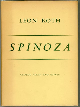 Item #000017675 Spinoza. Leon Roth