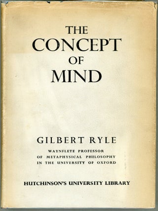 Item #000017681 The Concept of Mind. Gilbert Ryle
