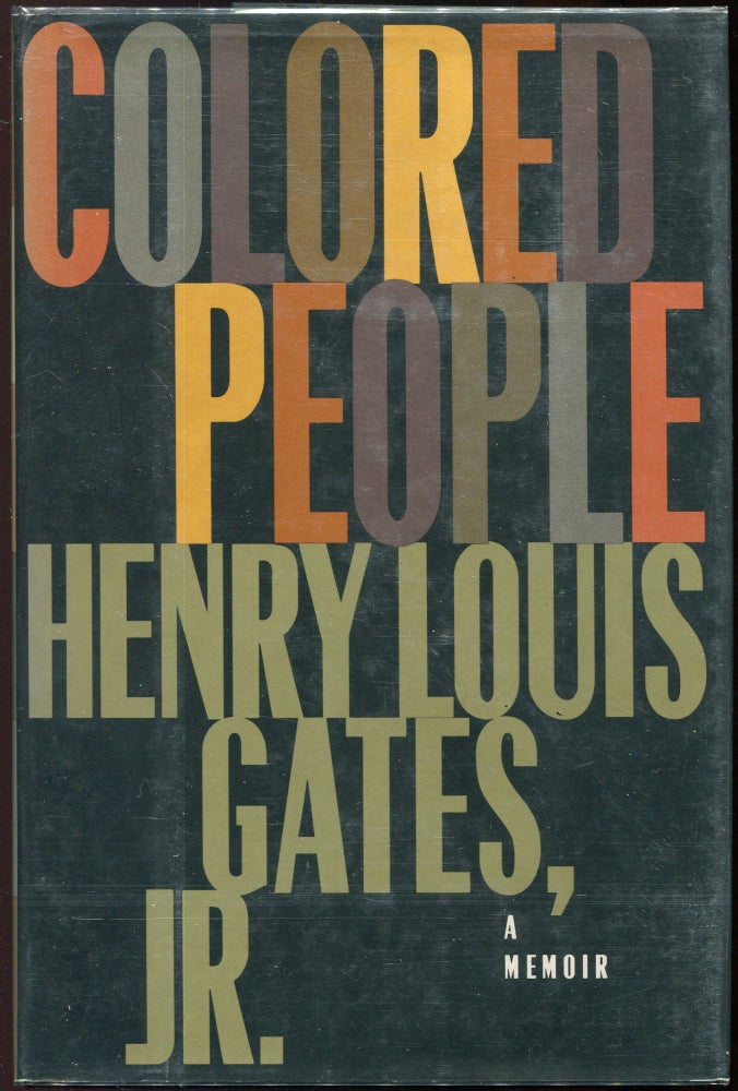Item #00002895 Colored People; A Memoir. Henry Louis Gates Jr.