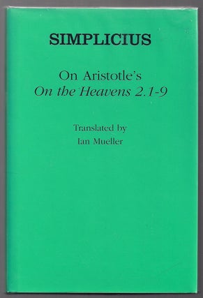 Item #00003584 On Aristotle's "On the Heavens 2.1-9" Simplicius