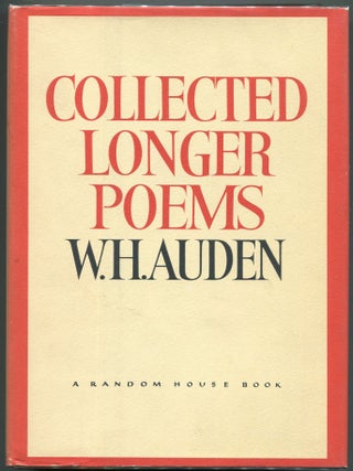 Item #00003861 Collected Longer Poems. W. H Auden