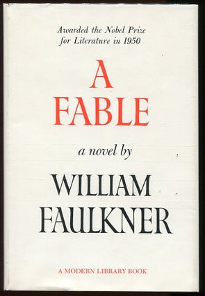 Item #00004134 A Fable. William Faulkner