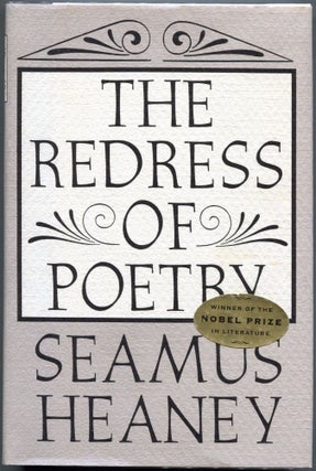 Item #00004191 The Redress of Poetry. Seamus Heaney