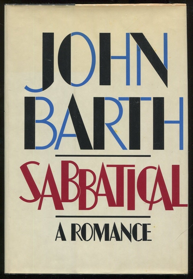 Item #00004925 Sabbatical. John Barth.