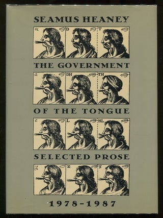 Item #00004973 The Government of the Tongue; Selected Prose 1978 - 1987. Seamus Heaney