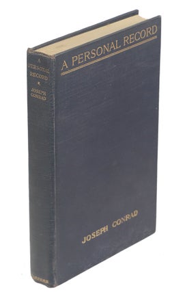 Item #00005069 A Personal Record. Joseph Conrad