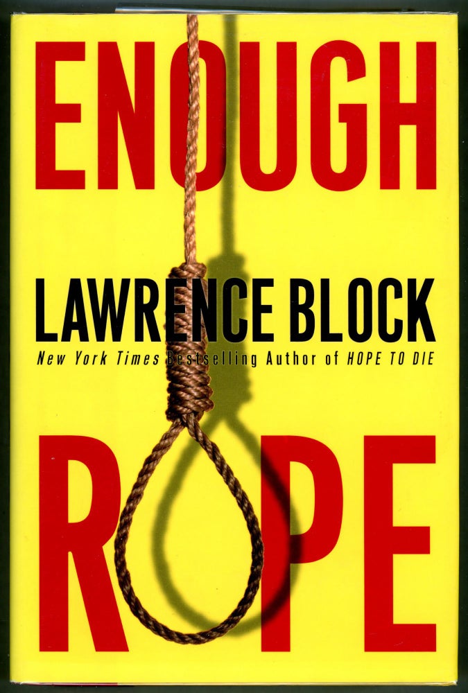 Item #00005384 Enough Rope; Collected Stories. Lawrence Block.
