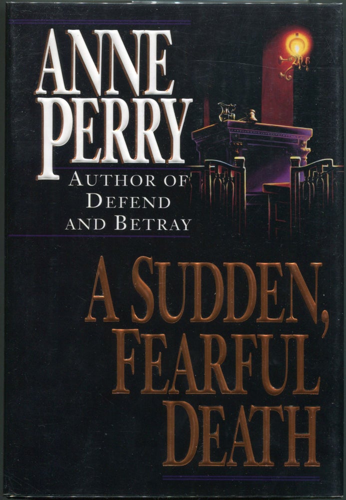 Item #00007018 A Sudden, Fearful Death. Anne Perry.