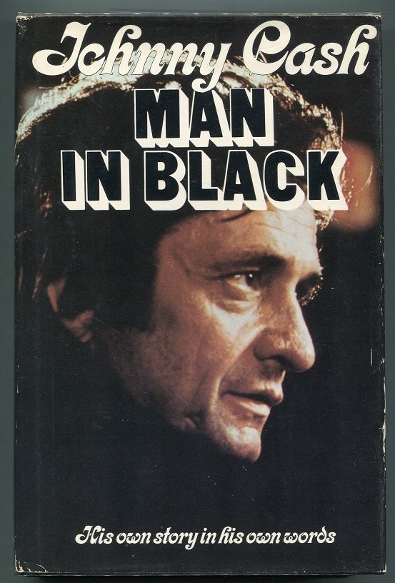 Item #00007186 Man in Black. Johnny Cash.