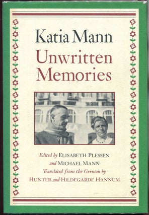 Item #00007531 Unwritten Memories. Katia Mann