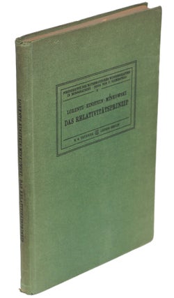 Item #00007571 Das Relativitatsprinzip; Eine Sammlung Von Abhandlungen. H. A. Lorentz, A....