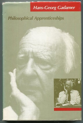 Item #00007872 Philosophical Apprenticeships. Hans-Georg Gadamer
