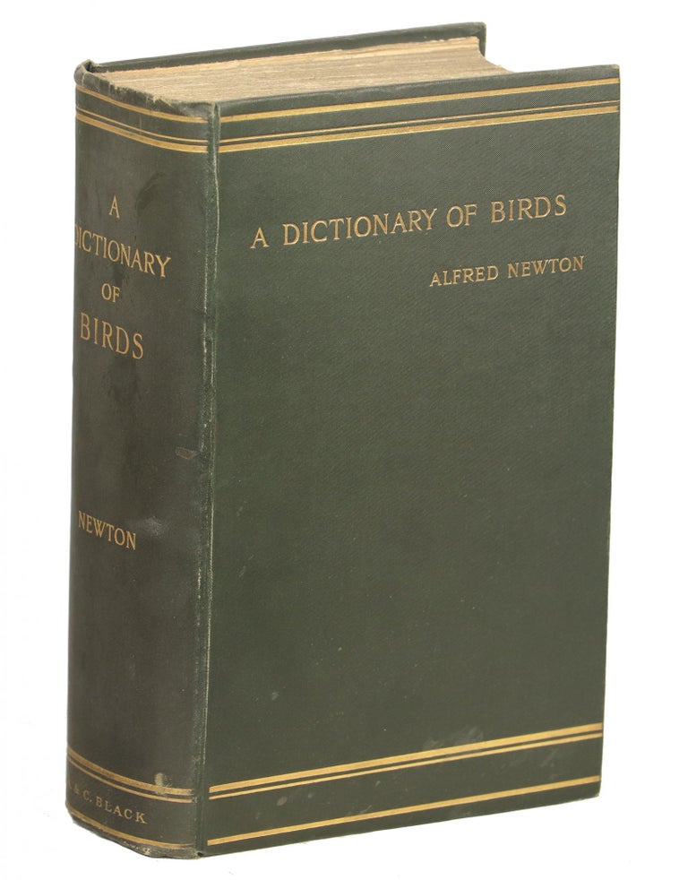 Item #00008078 A Dictionary of Birds. Alfred Newton.