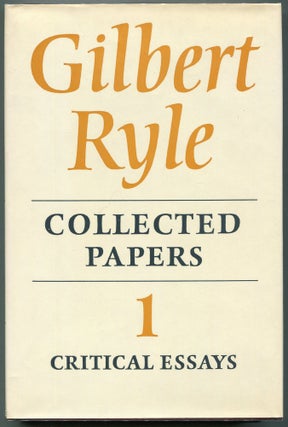 Item #00008270 Collected Papers; Volume I Critical Essays; Volume II Collected Essays 1929-1968....