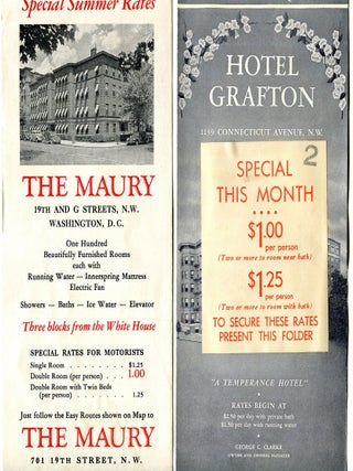 Washington D.C. Hotel Brochures