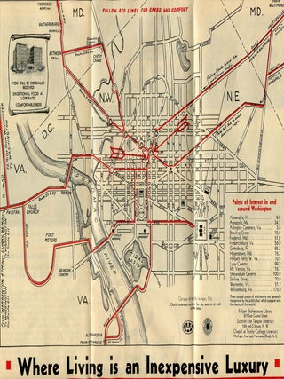 Washington D.C. Hotel Brochures