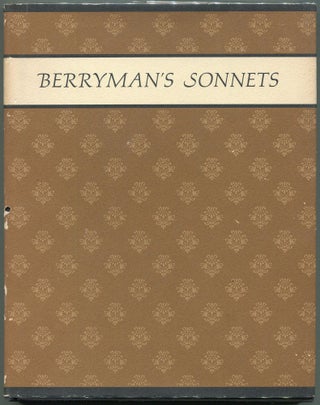 Item #00008337 Berryman's Sonnets. John Berryman
