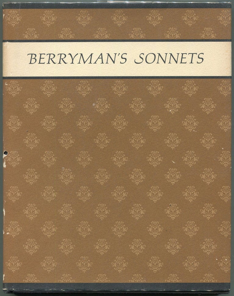 Item #00008337 Berryman's Sonnets. John Berryman.