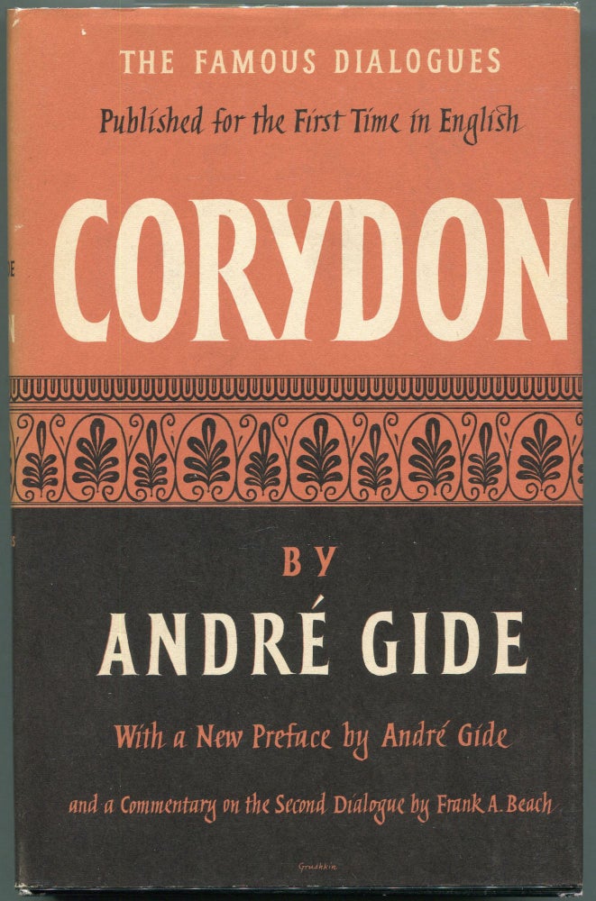 Item #00008383 Corydon. Andre Gide.