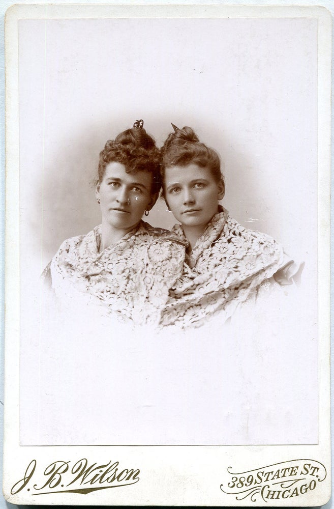 Item #00008597 Two Late Nineteenth Century Women (Sisters?). John B. Wilson.