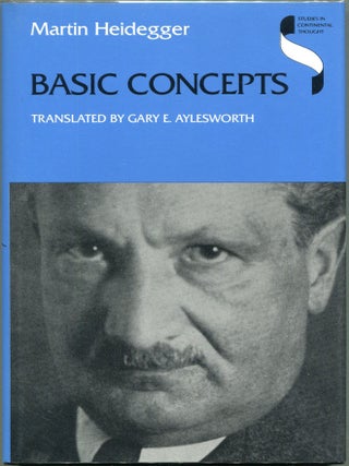 Item #00008606 Basic Concepts. Martin Heidegger