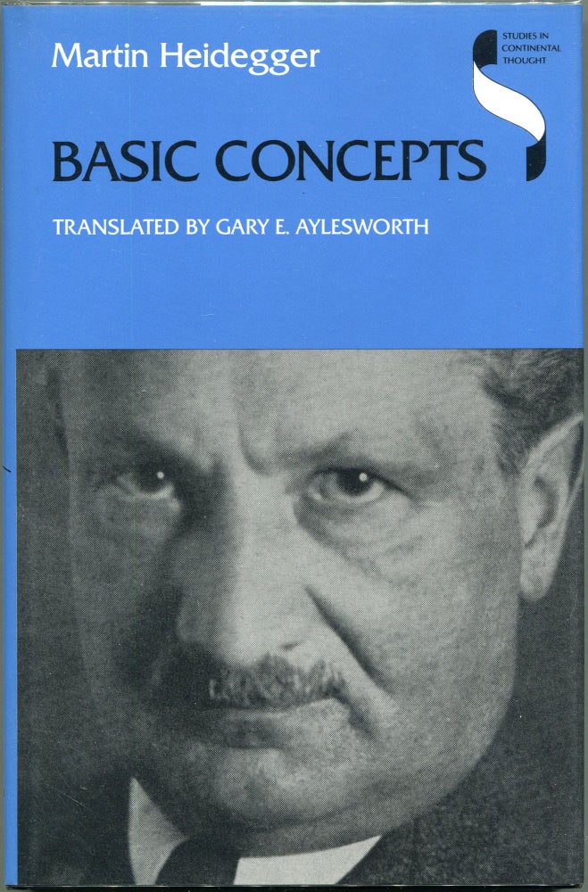 Item #00008606 Basic Concepts.  Martin Heidegger.