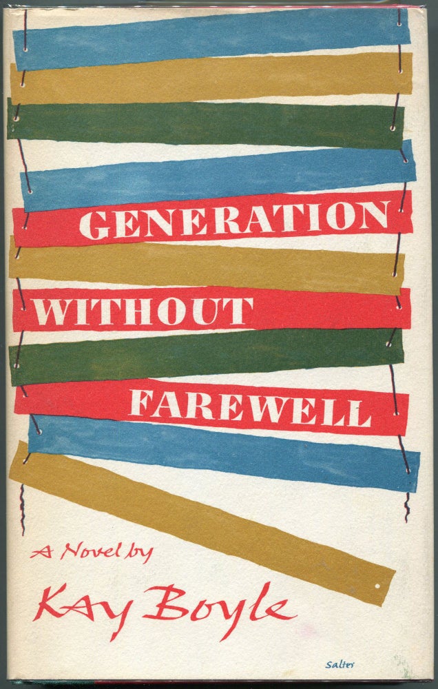Item #00009195 Generation without Farewell. Kay Boyle.
