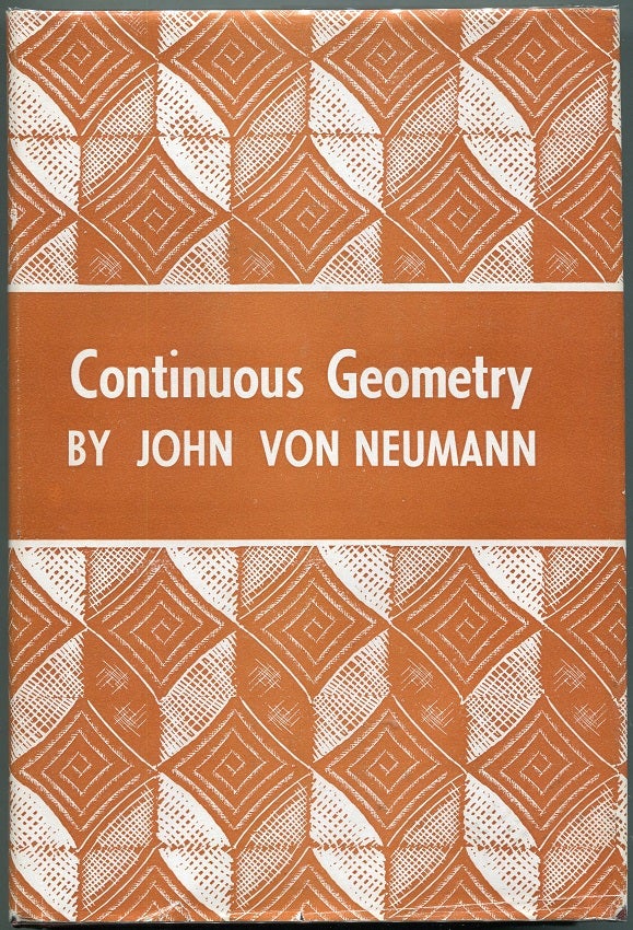 Continuous Geometry by John Von Neumann on Evening Star Books