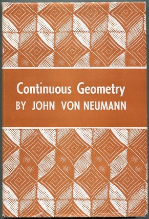 Item #00009305 Continuous Geometry. John Von Neumann