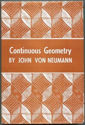 Item #00009305 Continuous Geometry. John Von Neumann