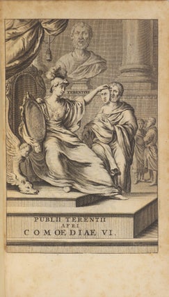 Publii Terentiii Carthaginiensis Afri Comoediae VI [= Publius Terence of Carthage's Six Comedies]; His accedunt integrae notae Donati, Eugraphii, Faerni, Boecleri, Farnabii, Mer. Casauboni, Tan. Fabri