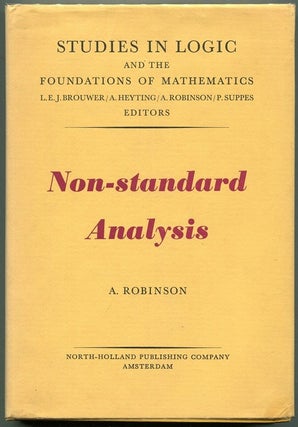 Item #00009399 Non-Standard Analysis. Abraham Robinson