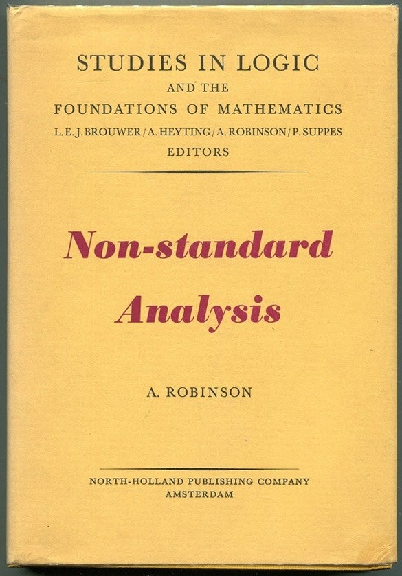 Item #00009399 Non-Standard Analysis. Abraham Robinson.