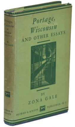 Item #00009450 Portage, Wisconsin; And Other Essays. Zona Gale